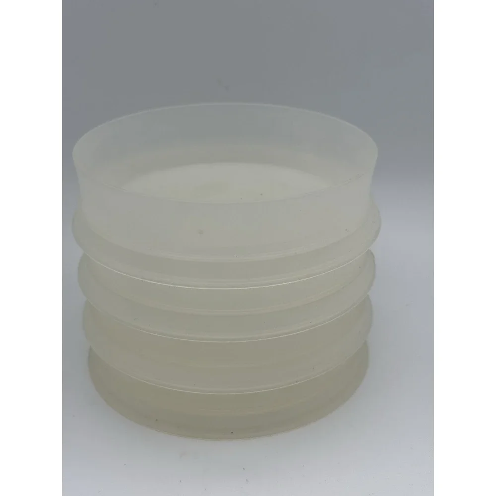 4‎ TUPPERWARE 882-6 - 4 Inch Burger Press Freezer Patty Keeper w/ Press No Lids